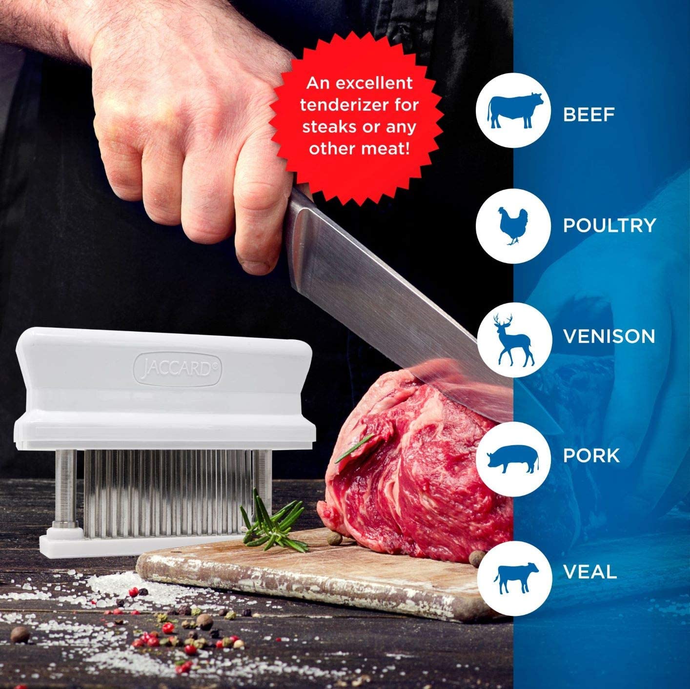 Ablandador profesional carne tierna BBQ parrilla