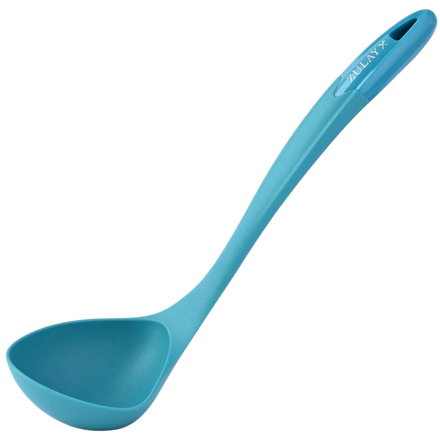 Cucharón sopa nylon apto lavavajillas colores