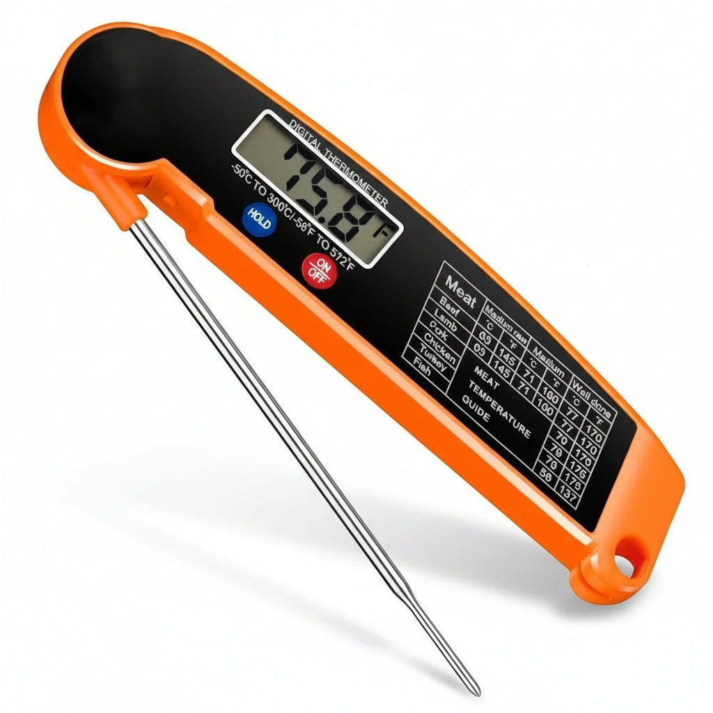 Termometro de cocina digital lectura instantanea sonda acero