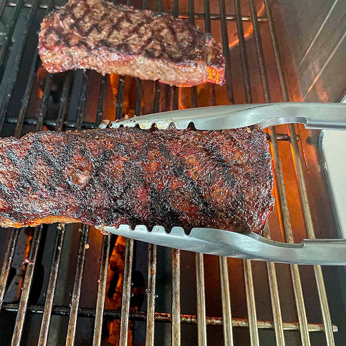 Pinzas BBQ longitud 45cm control parrilla