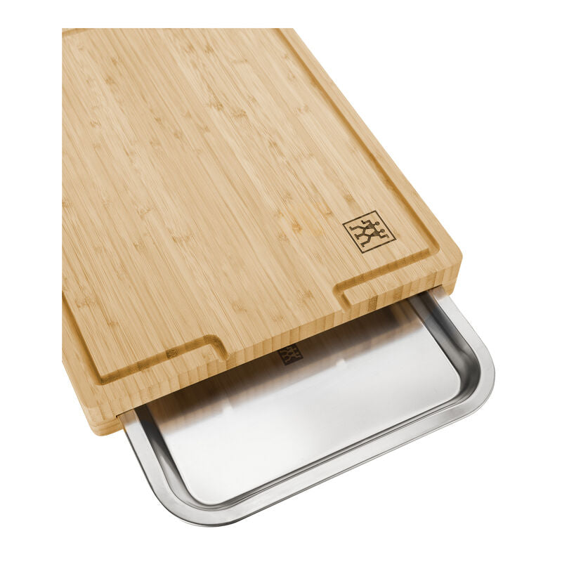 Tabla cocina con bandeja lateral en cocina moderna