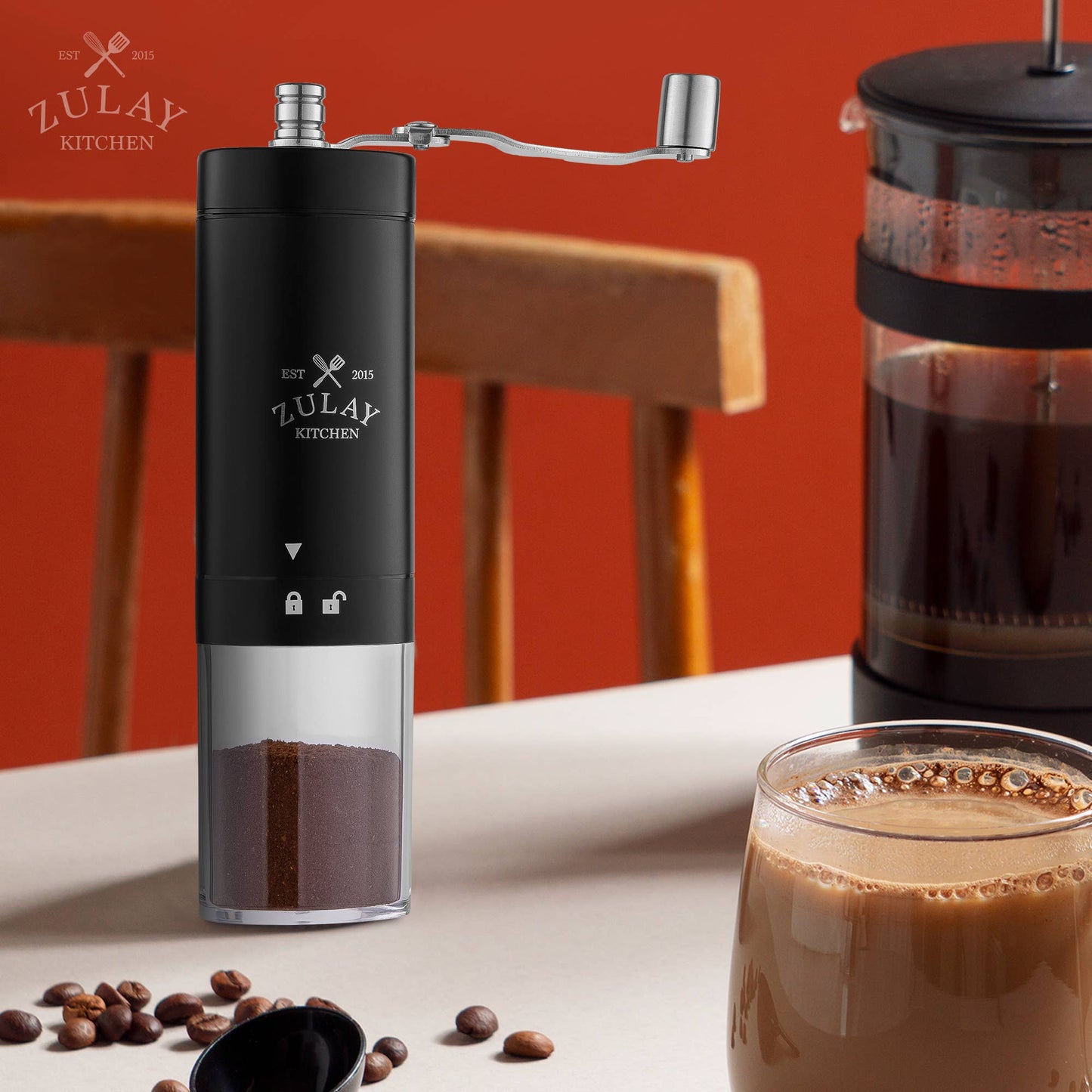 Molinillo de Café Manual con Muelas de Cerámica