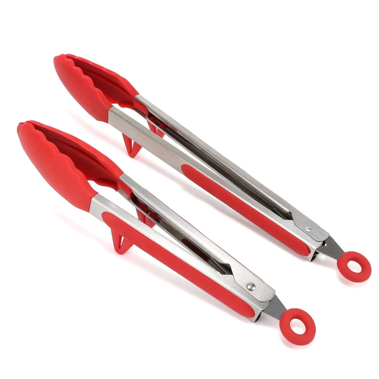 Pinzas cocina silicona 30cm resistentes 230 grados no rayan