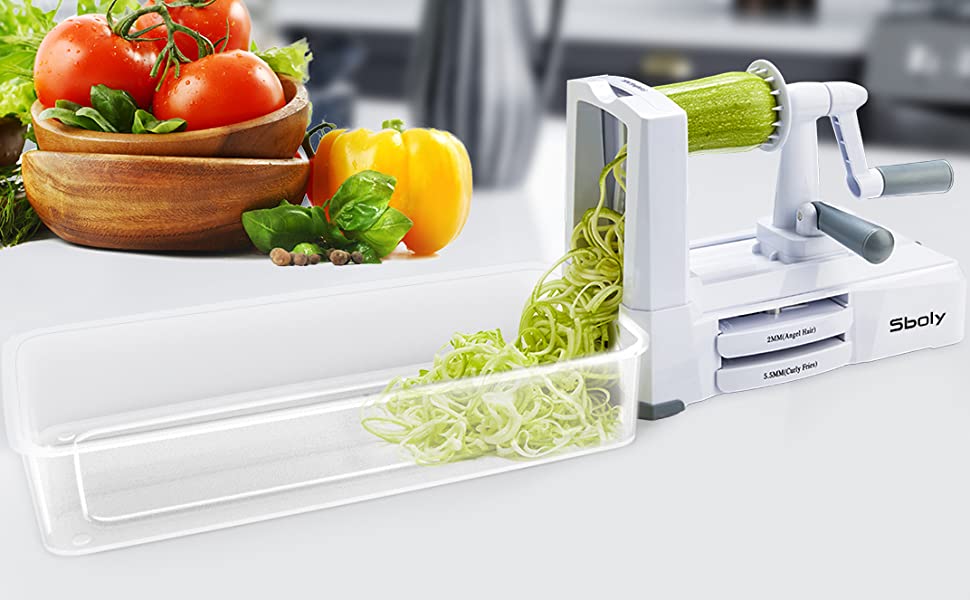 Espiralizador verduras pasta vegetal