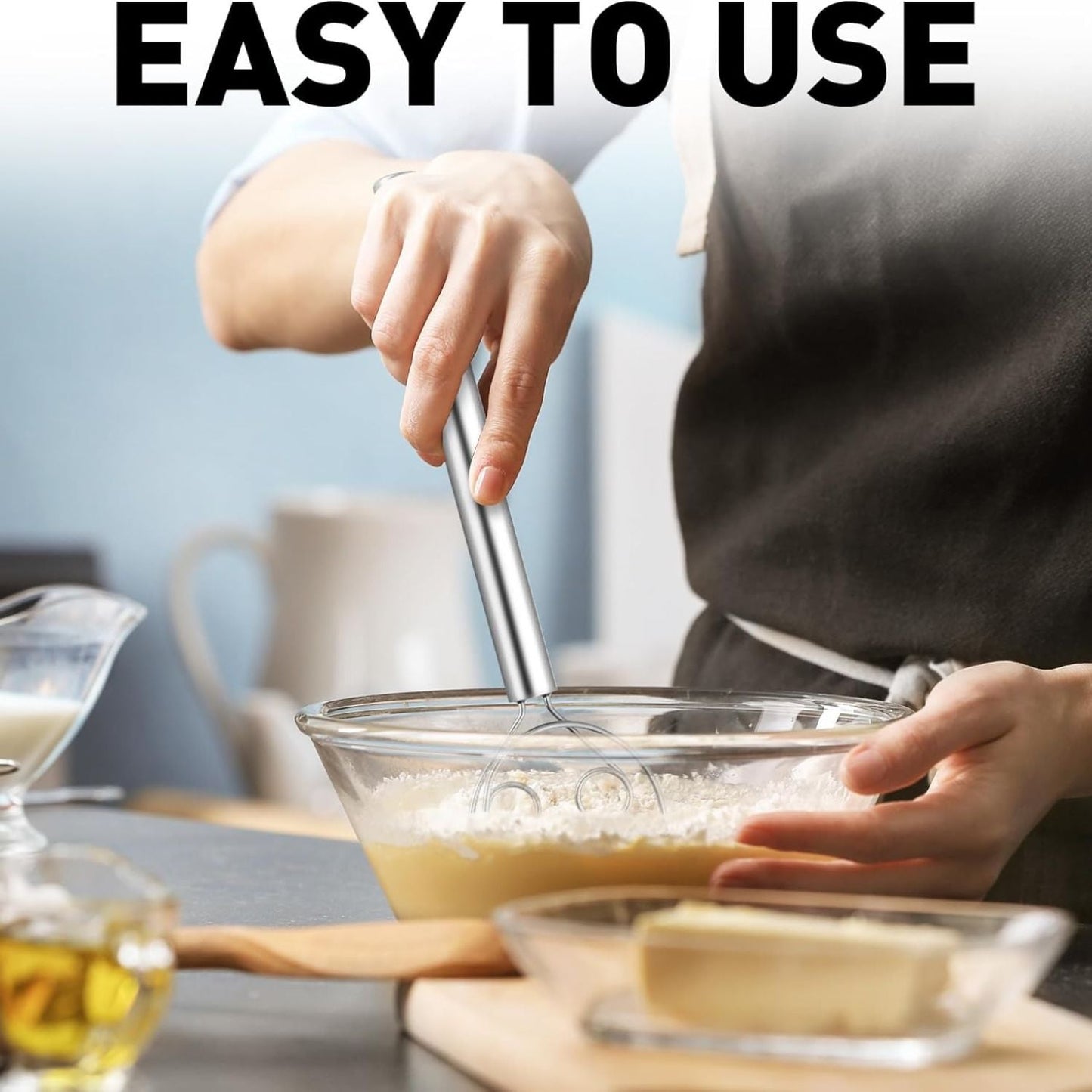 Batidor masa repostería pan artesano
