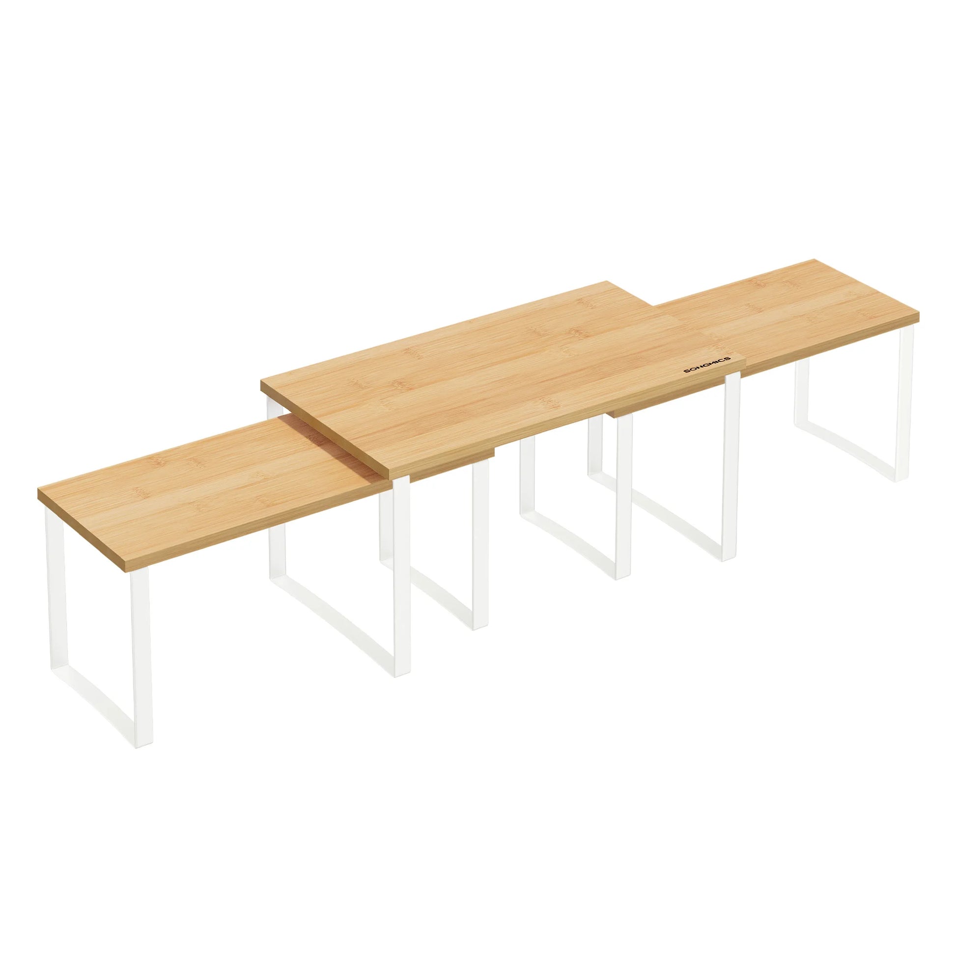 Organizador cajones cocina bambu natural extensible 30-45cm
