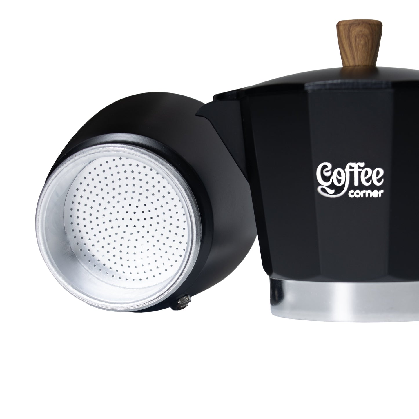 Cafetera moka detalle