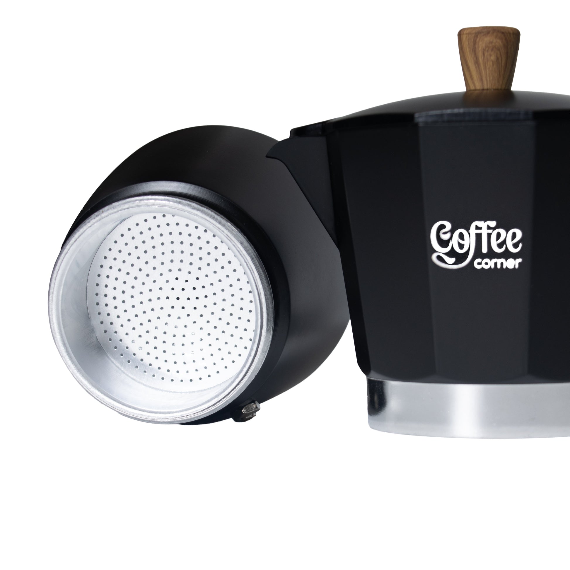 Cafetera moka detalle
