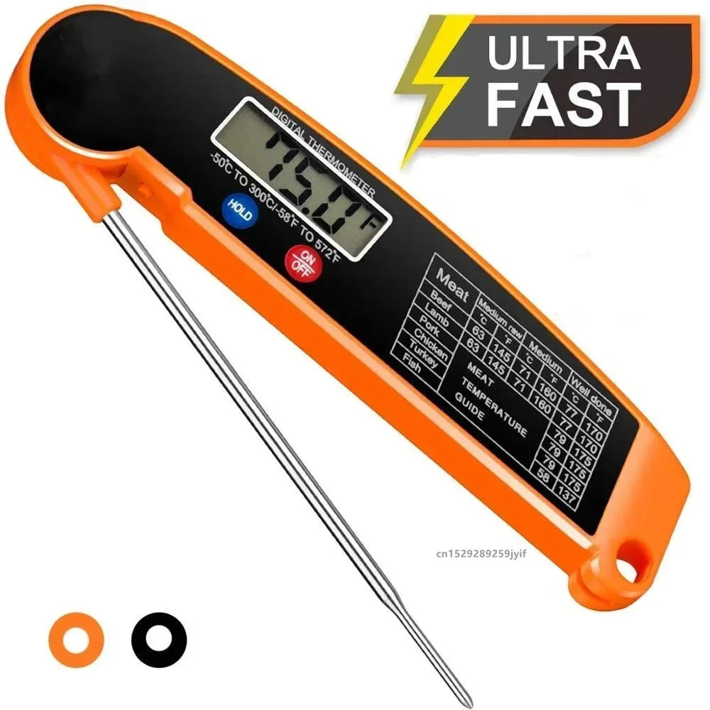 Termometro de cocina digital lectura instantanea sonda acero