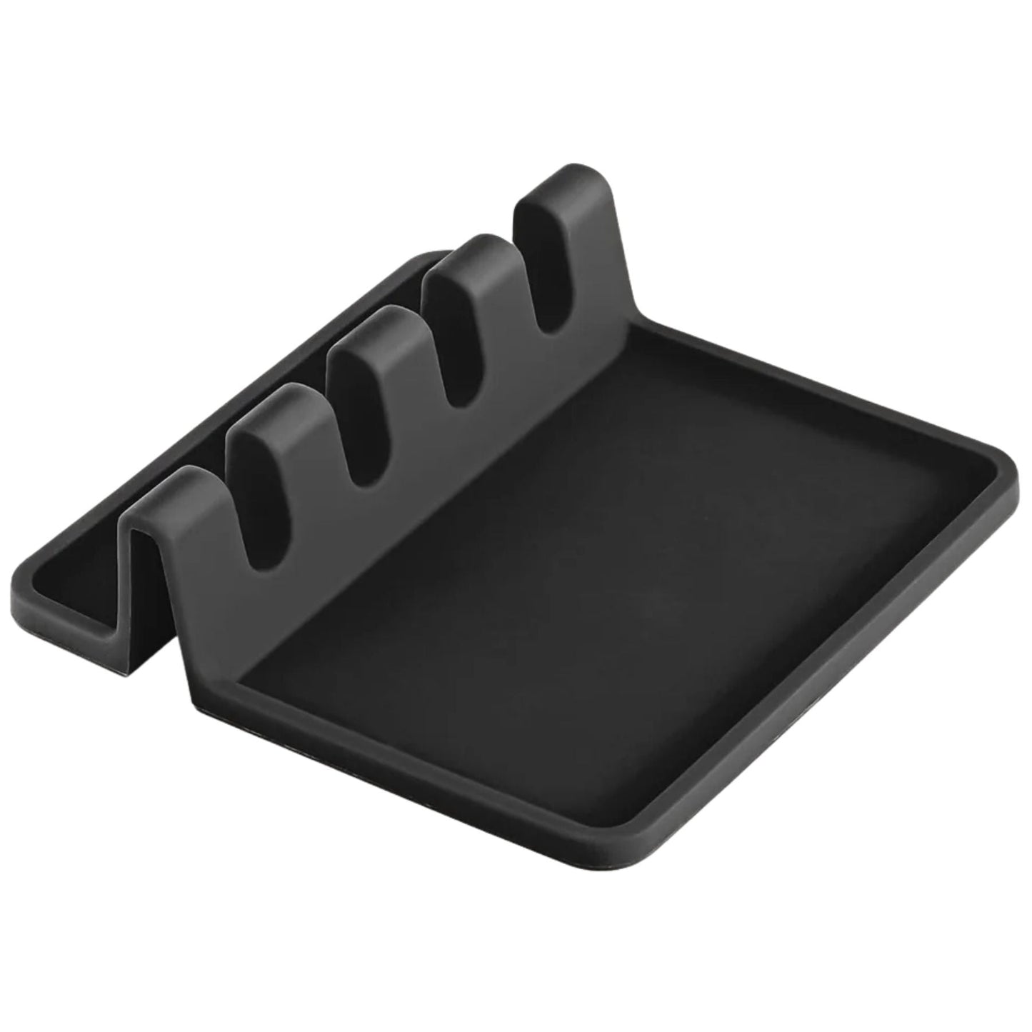 Reposa espátula silicona negro moderno cocina