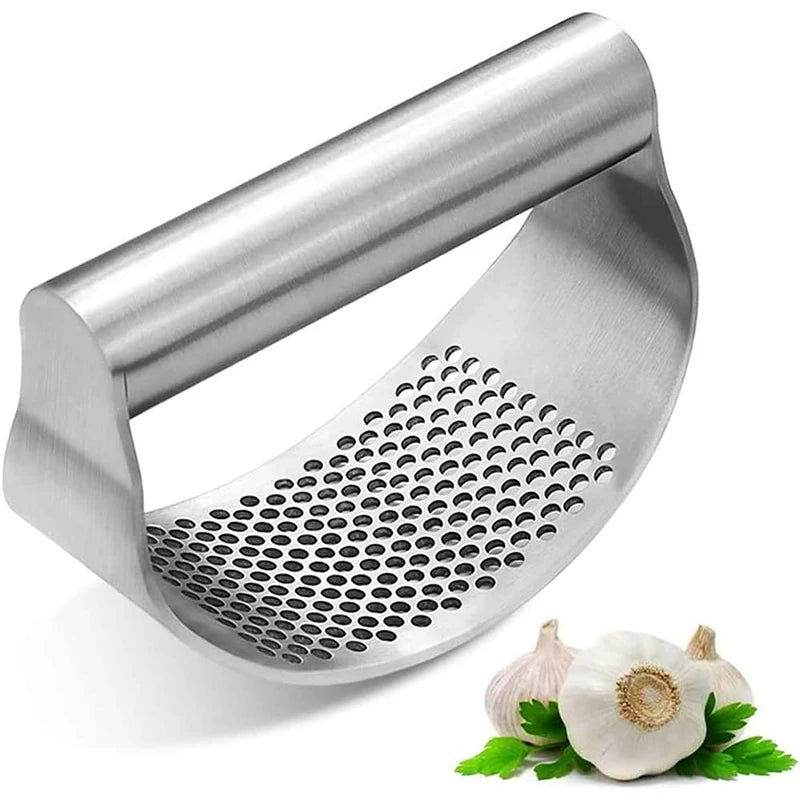 Prensador ajos profesional acero inoxidable 304 con pelador