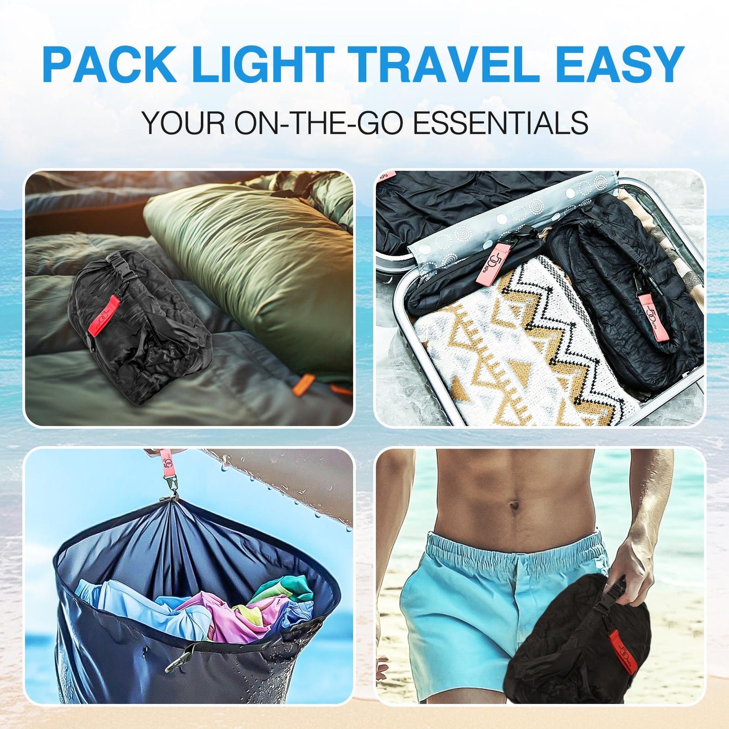 Bolsas vacío para viaje maleta