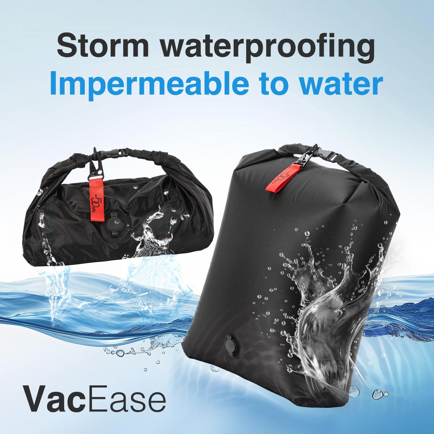 Bolsas vacío impermeables