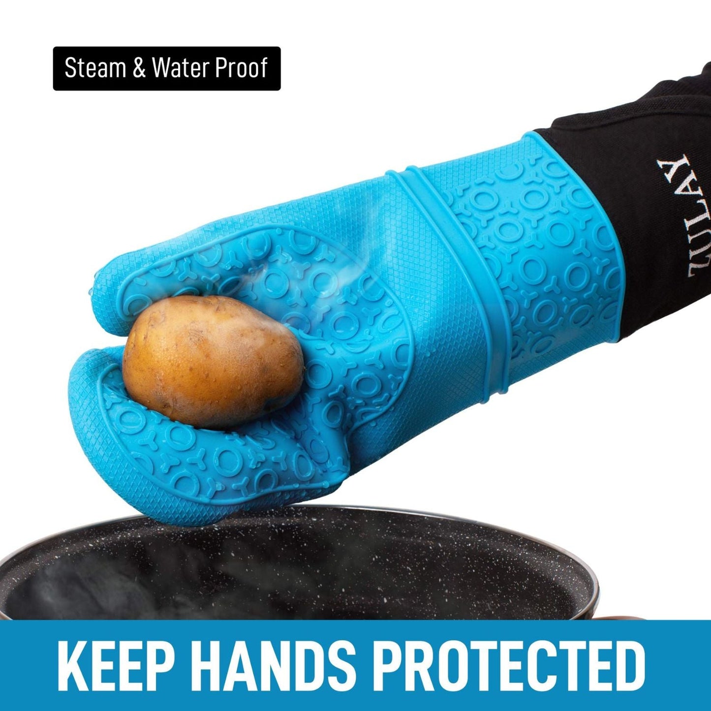 Guantes silicona lavavajillas apto sin BPA