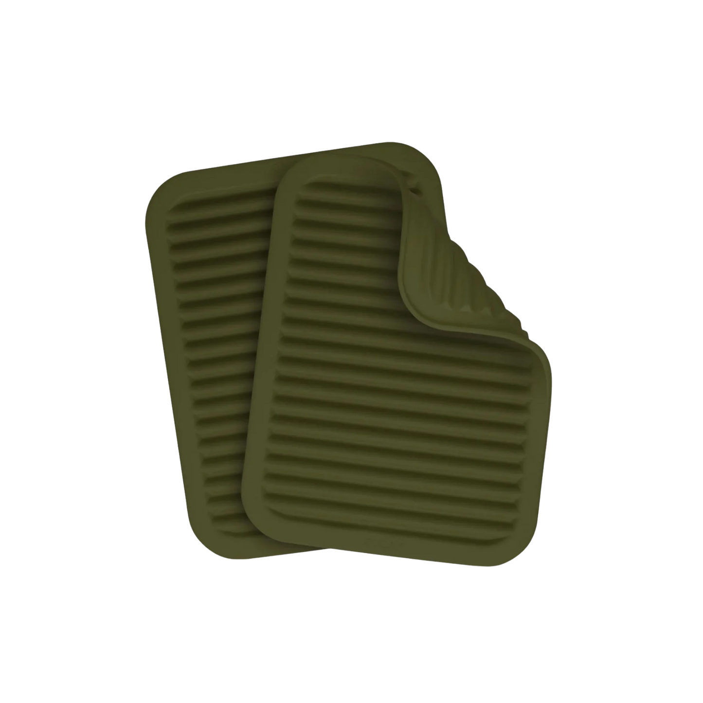Salvamanteles silicona pack 2 verde