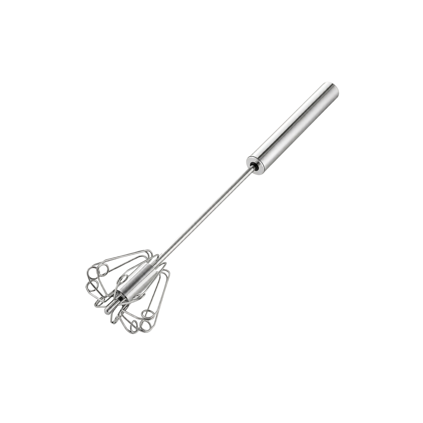 Batidor semiautomático de huevos acero inoxidable