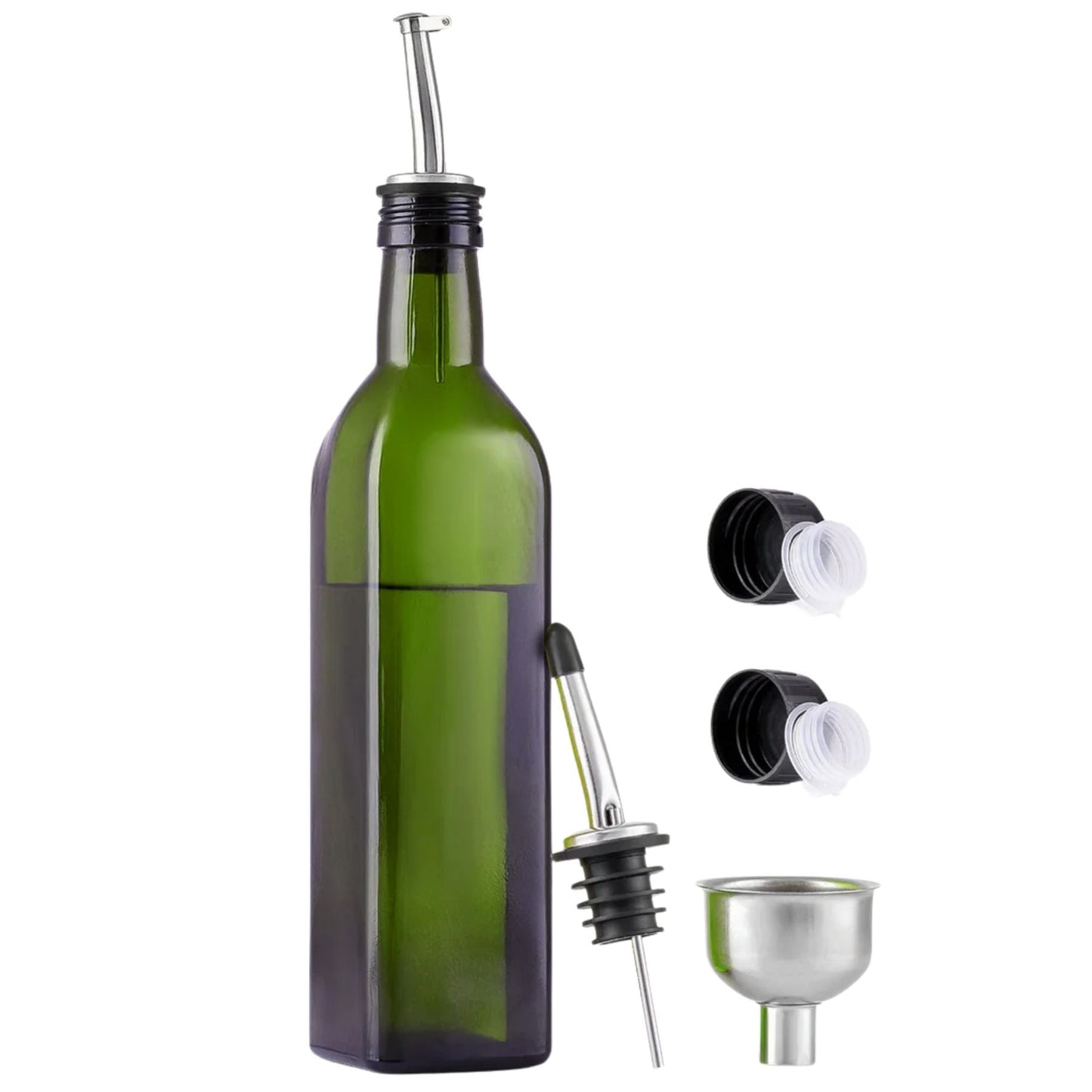 Dispensador aceite oliva verde vintage cocina