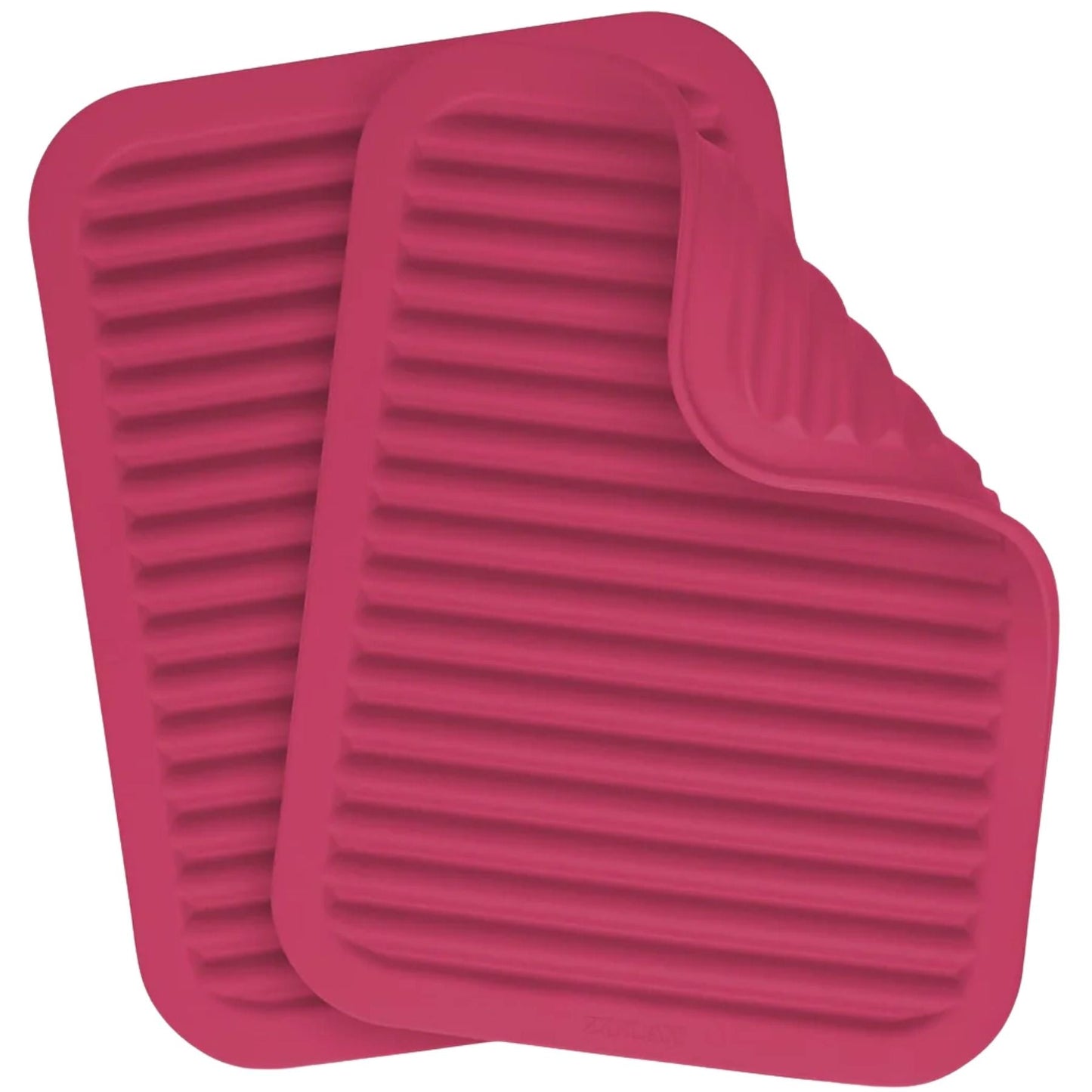 Salvamanteles silicona rojo antideslizante 2 pack