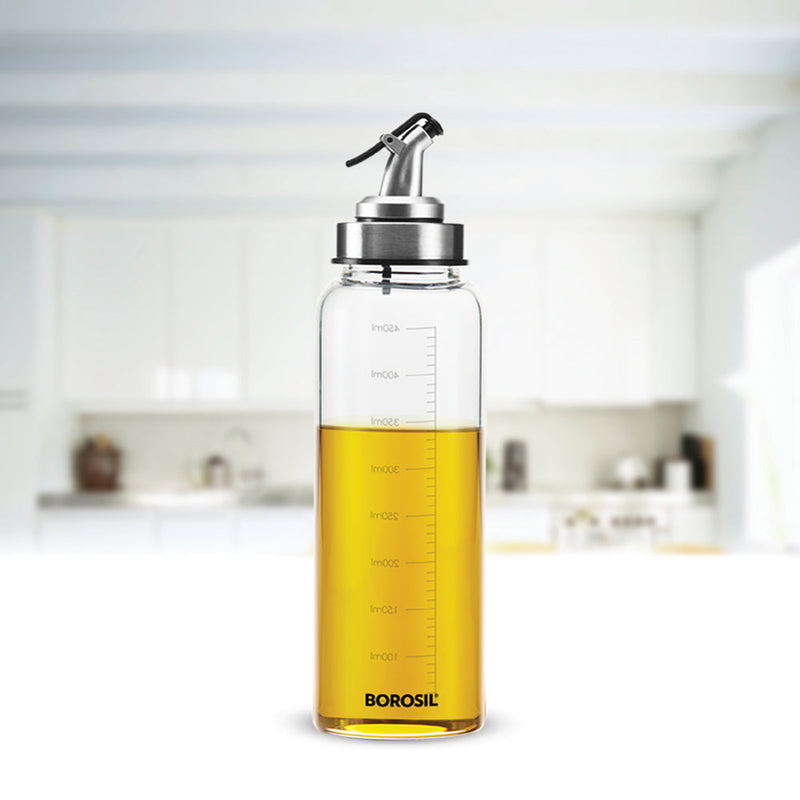 Dispensador aceite vinagre cristal borosilicato 500ml antigoteo