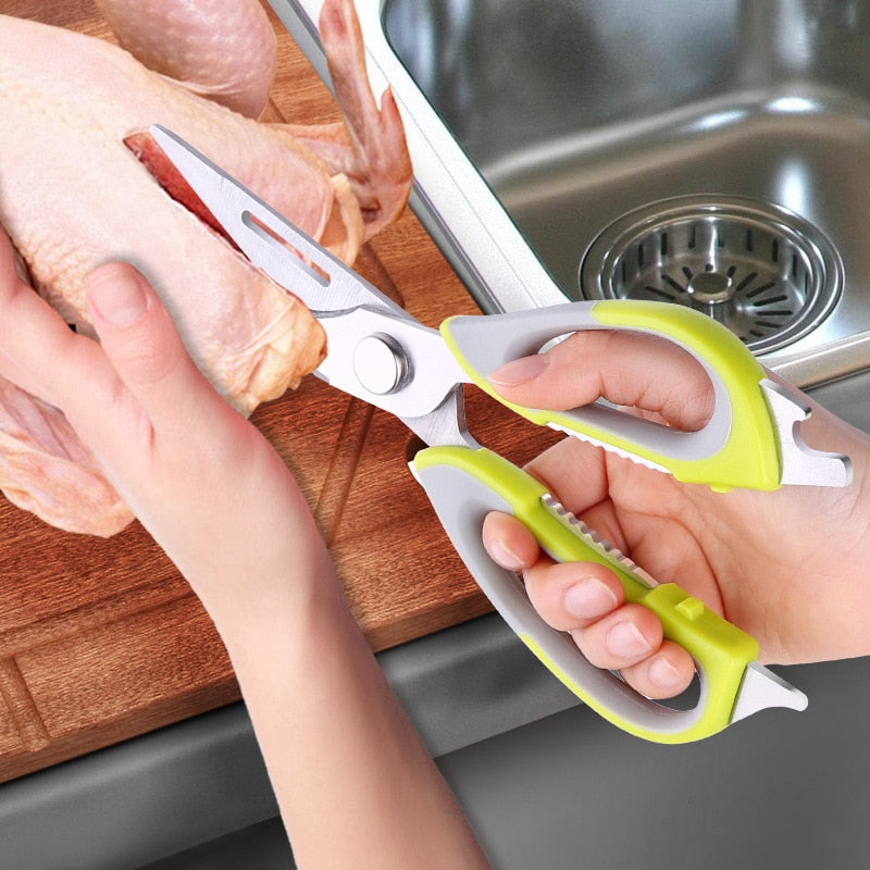 Tijeras de cocina multifunción acero inoxidable